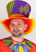 Шляпа Клоуна Клёпы для взрослого (Готовое изделие)