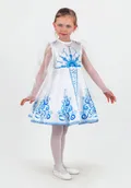Платье Снежинка / Метелица / Снегурочка (рост 122-128 / Готовое изделие)