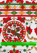 Ткань Пермогорская роспись (Креп-сатин)