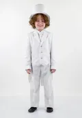 Костюм Фрак белый для детей (рост 122-128)