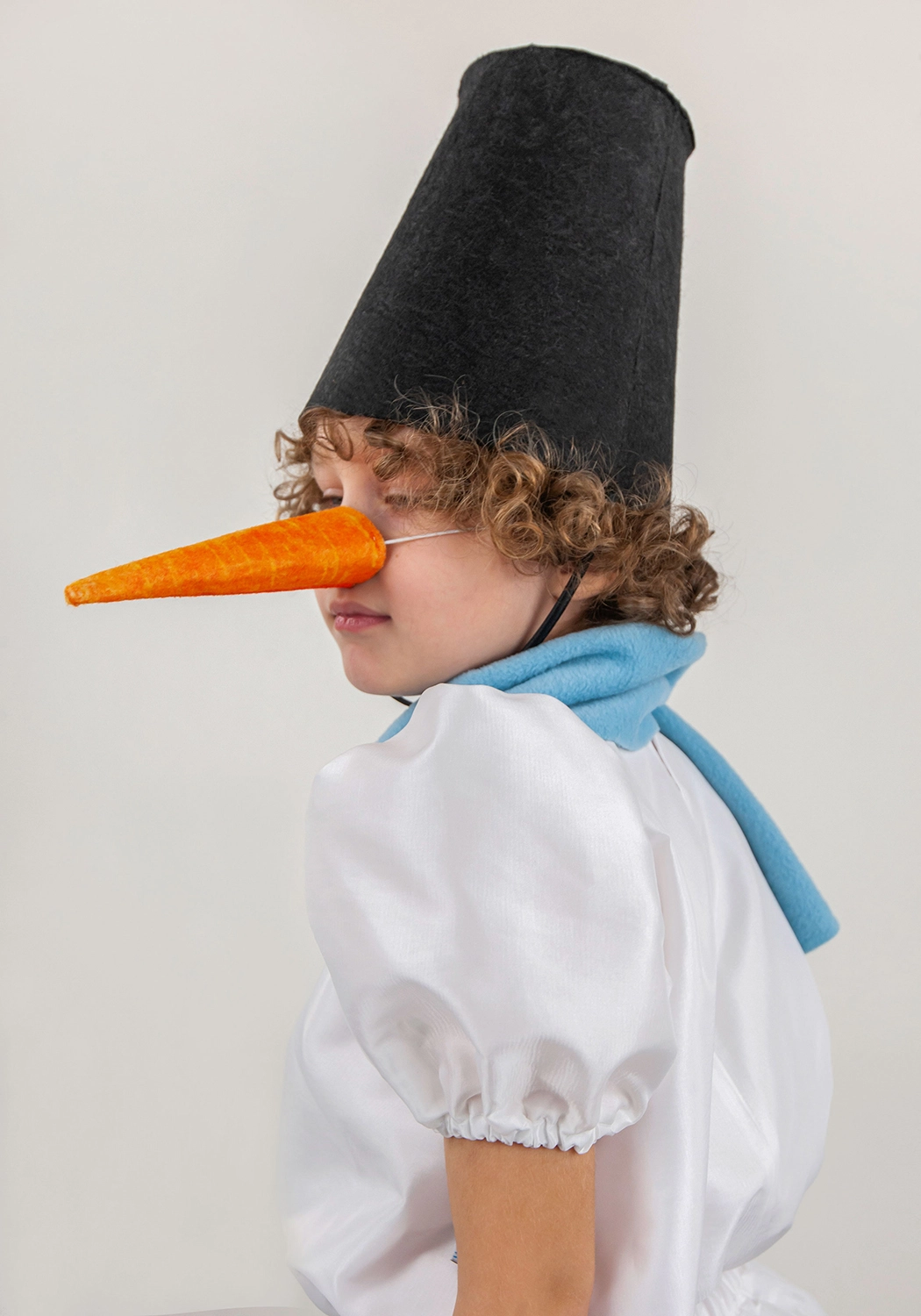 Снеговик костюм для мальчика (рост 110-116)