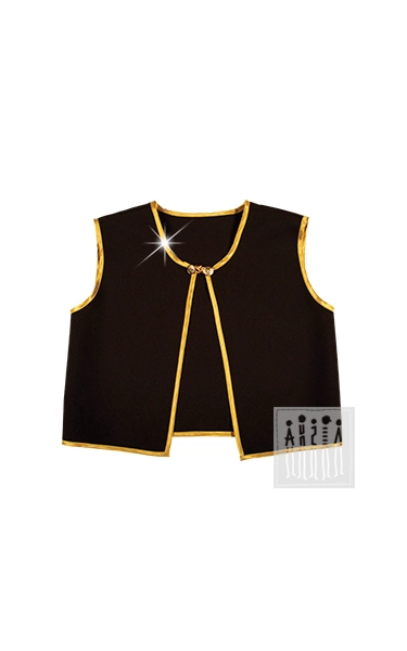 Жилет европейский (рост 122-128 / черный)