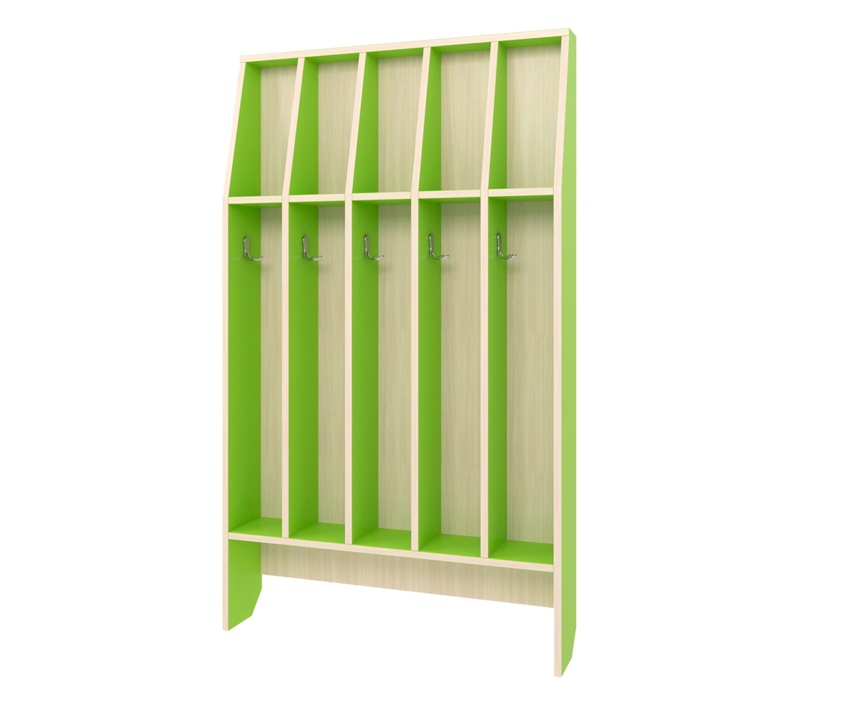 Шкаф для полотенец напольный 5-и местный