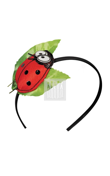 Ободок с божьей коровкой