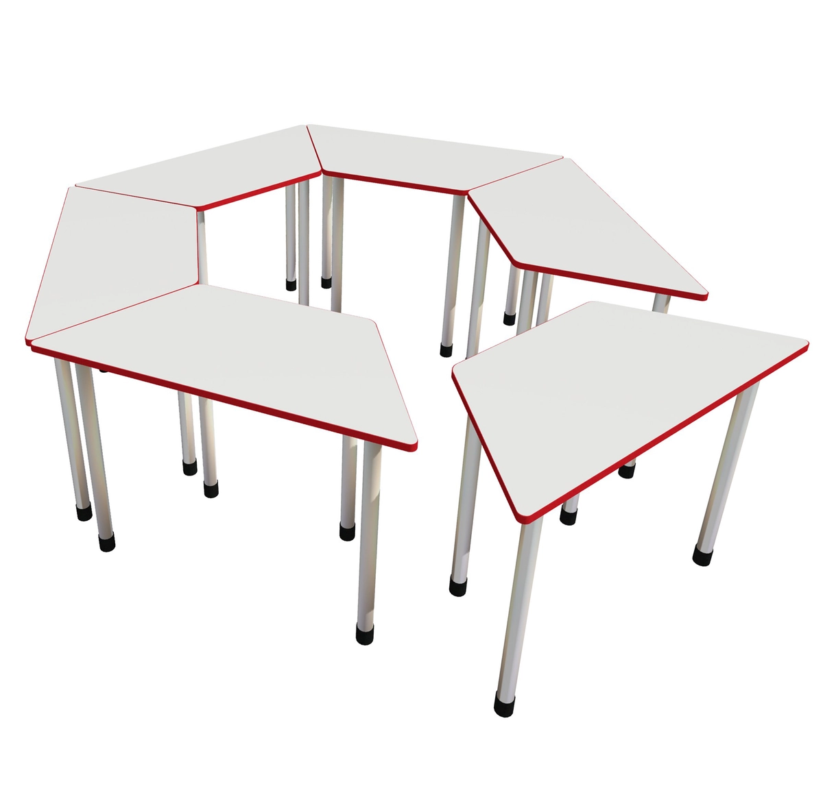 Стол трапеция (нерегулируемые опоры)