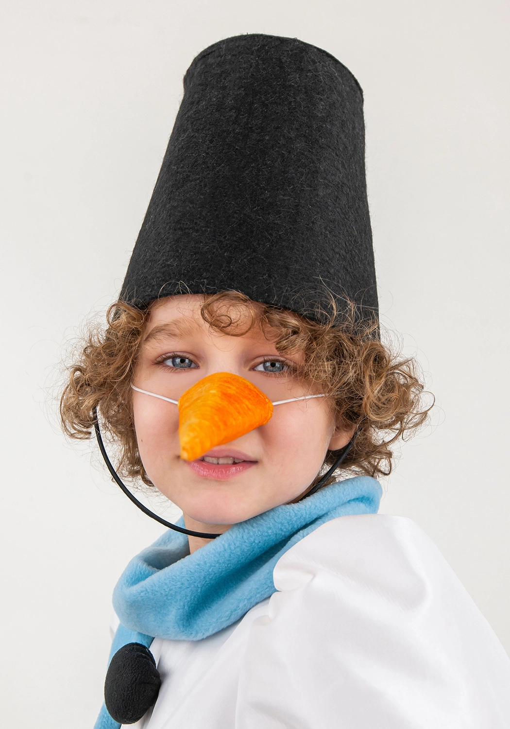 Снеговик костюм для мальчика (рост 110-116)