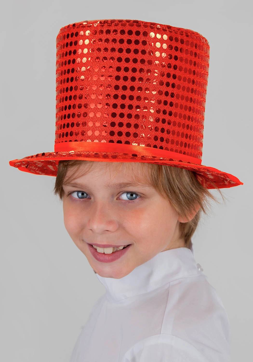 Цилиндр блестящий (красный)