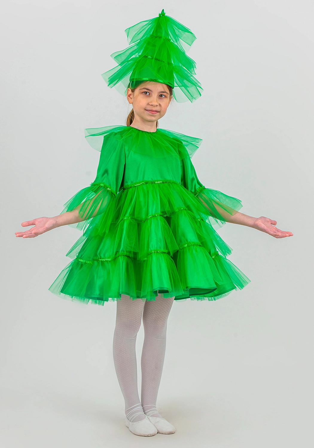 Елка костюм для девочки (рост 122-128)