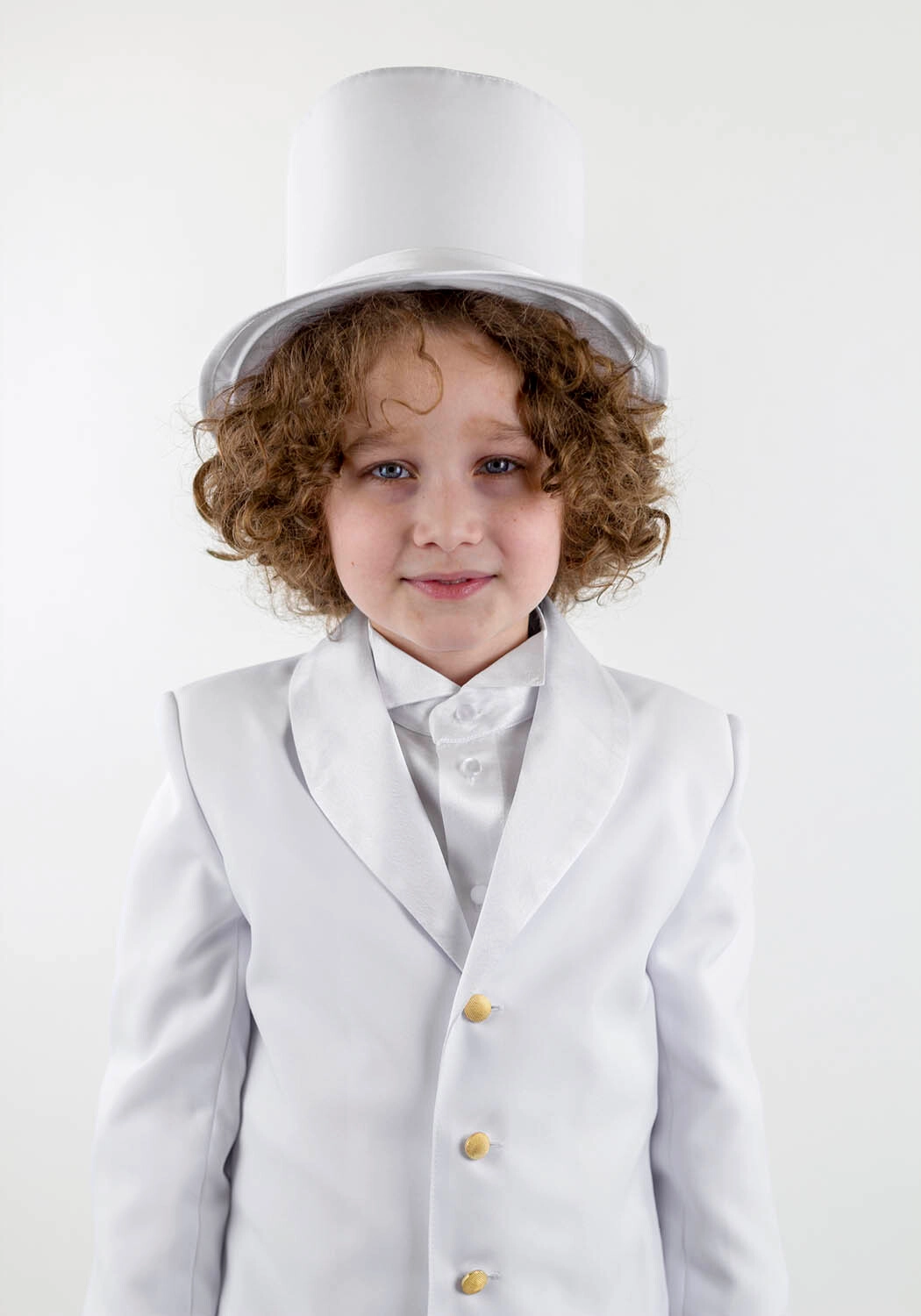 Костюм Фрак белый для детей (рост 122-128)