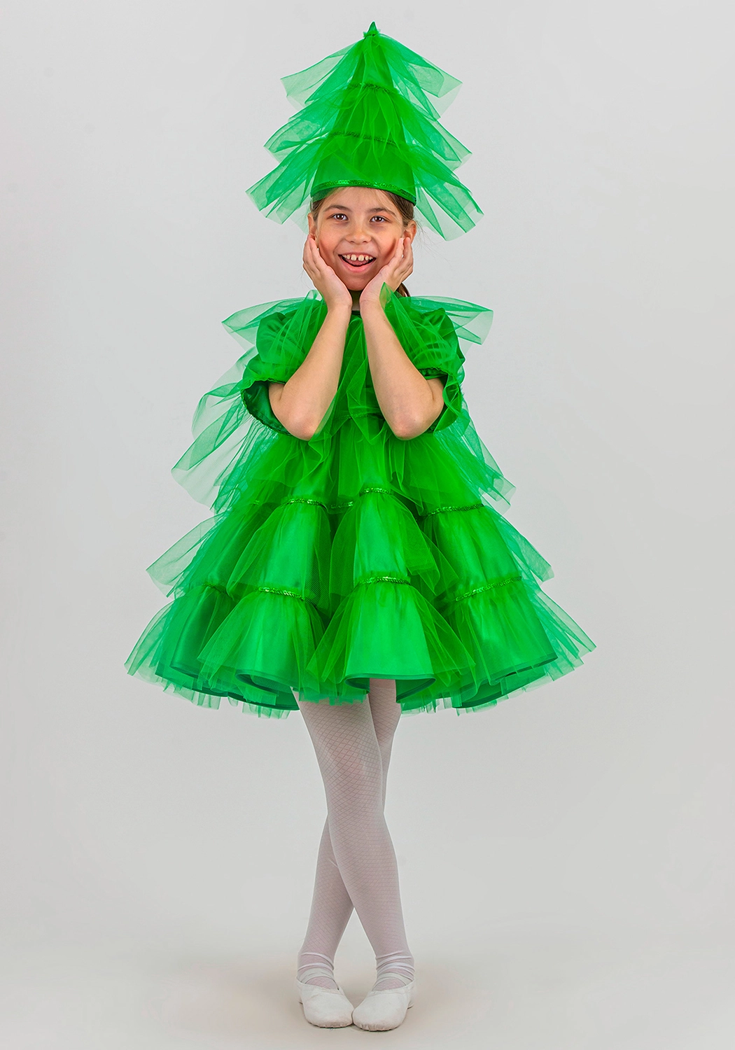 Елка костюм для девочки (рост 122-128)