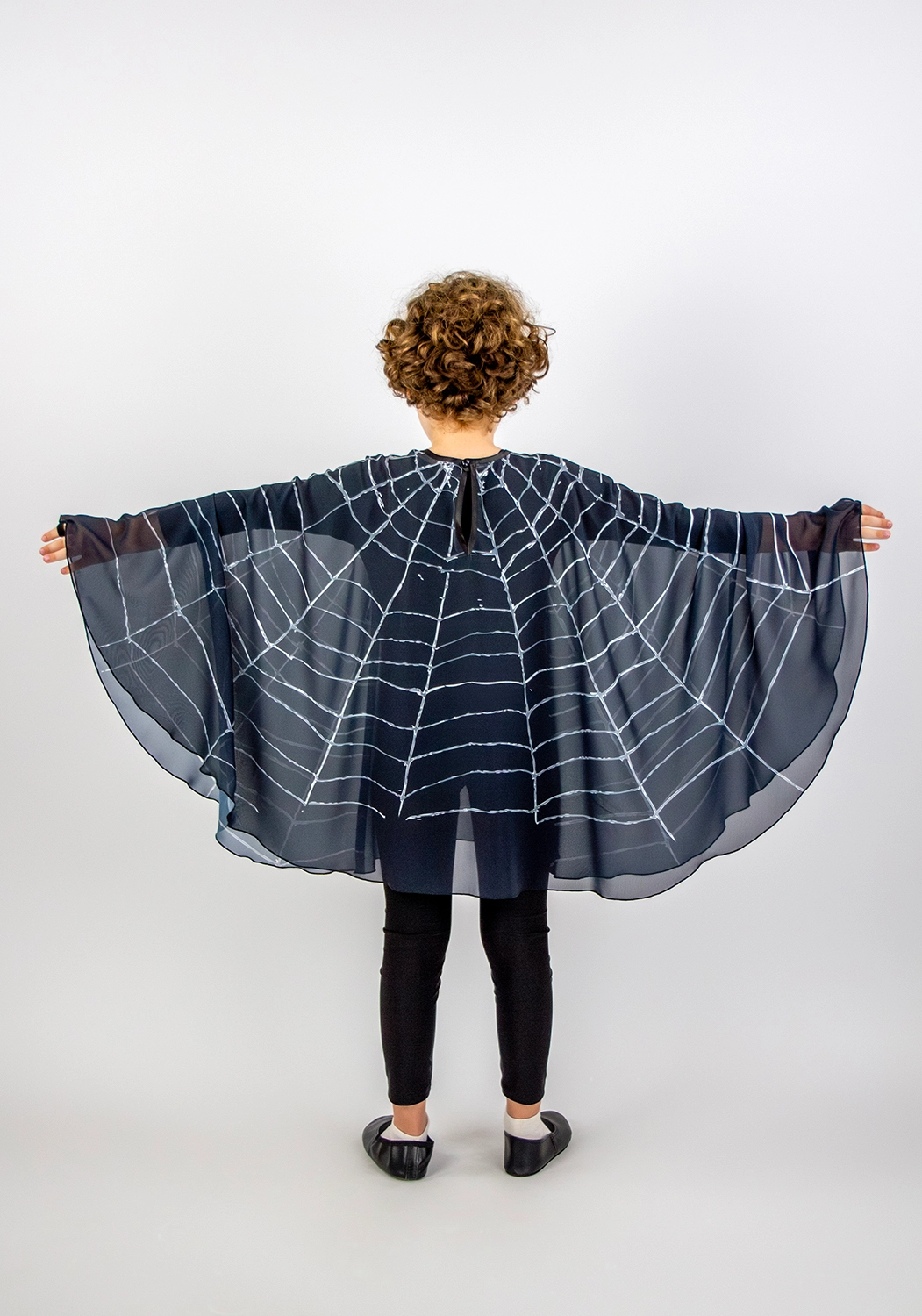 Паук пончо для детей (рост 116-134 / Готовое изделие)