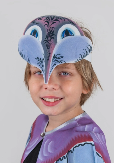 Головной убор - маска Комар с Хохломской росписью
