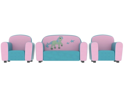 Комплект детской мягкой мебели&quot;Пони&quot;.