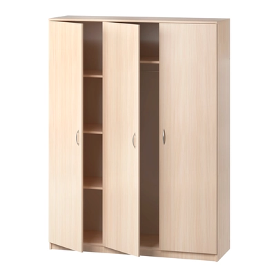 Шкаф для одежды персонала 3-х дверный