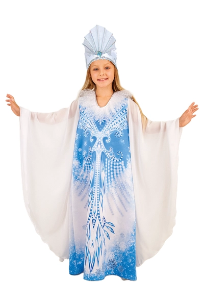 Костюм Снежной королевы для девочки (рост 122-128)