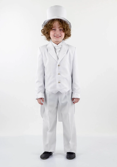 Костюм Фрак белый для детей (рост 122-128)
