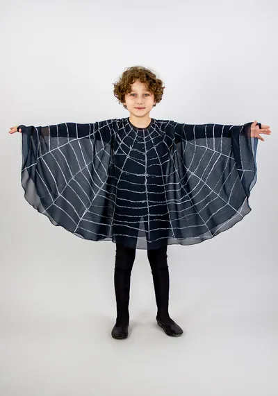 Паук пончо для детей (рост 116-134 / Готовое изделие)