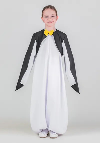 Пингвин комбинезон для детей (рост 122-128)