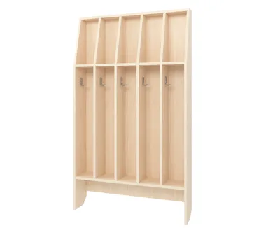 Шкаф для полотенец напольный 5-и местный