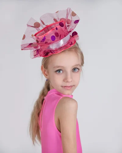 Шляпка Конфетти (красный)