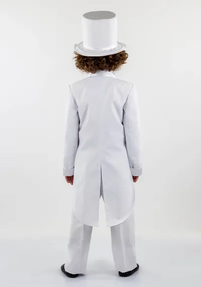Костюм Фрак белый для детей (рост 122-128)
