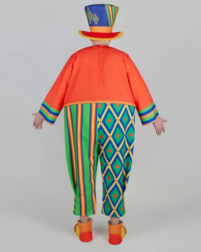 Комбинезон Клоуна Клёпы для взрослого (164-170 / размер 46-54 / Готовое изделие)