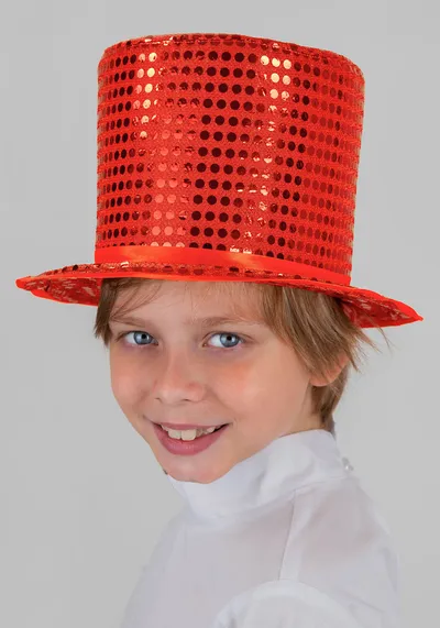 Цилиндр блестящий (красный)