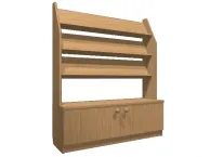 Книжный уголок (с дверьми)