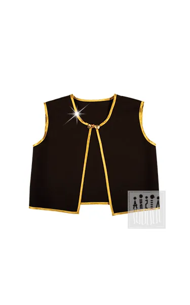 Жилет европейский (рост 122-128 / черный)