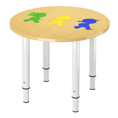 Стол круглый с фрезеровкой