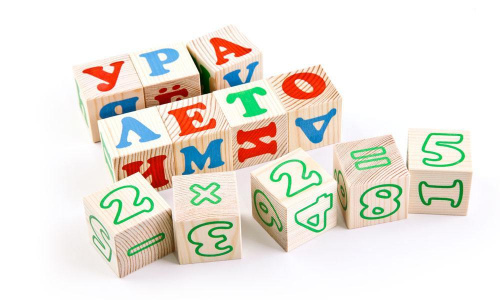 Кубики "Алфавит+Цифры" от фабрики Росснабсбыт